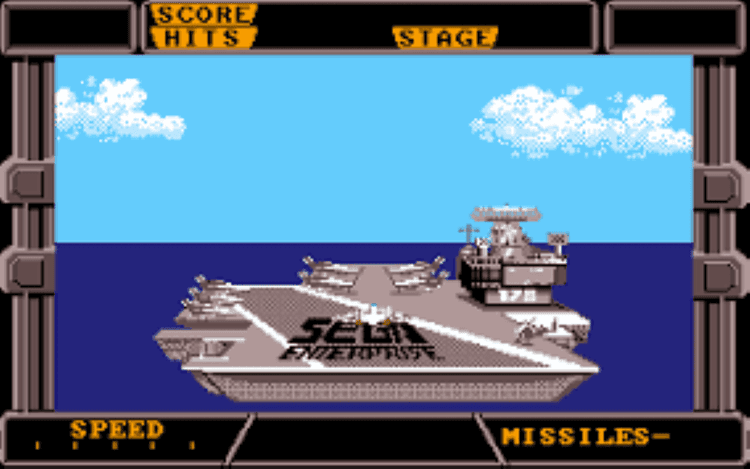 Gameplay screen of After Burner II (8/8)