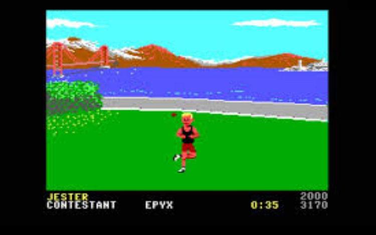 Gameplay screen of California Games (5/8)