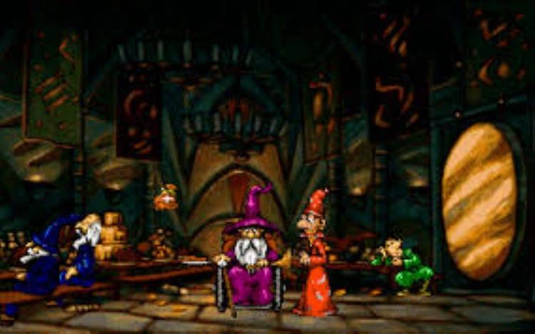 Gameplay screen of Discworld (1/8)