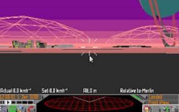 Gameplay screen of Frontier: Elite II (1/8)