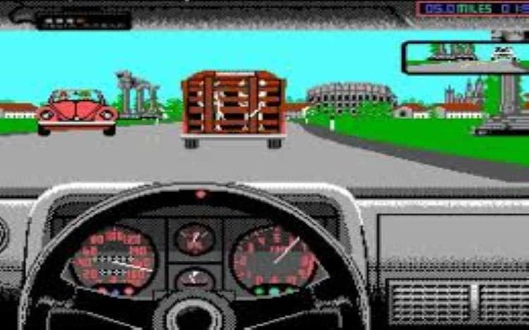 Gameplay screen of Test Drive (4/8)