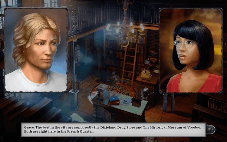 Gameplay screen of Gabriel Knight: Sins of the Fathers (6/8)