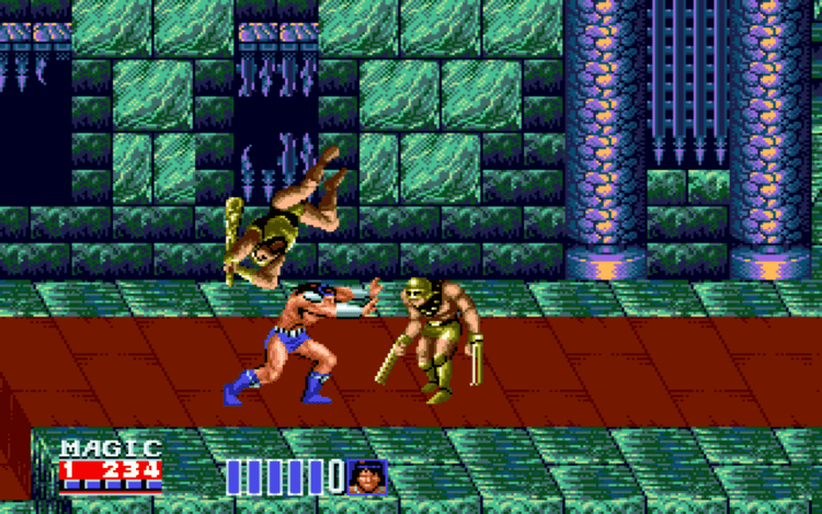 Gameplay screen of Golden Axe (6/8)