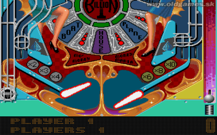 Gameplay screen of Pinball Fantasies (2/8)