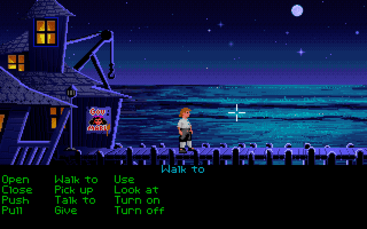 Gameplay screen of The Secret of Monkey Island (4/8)