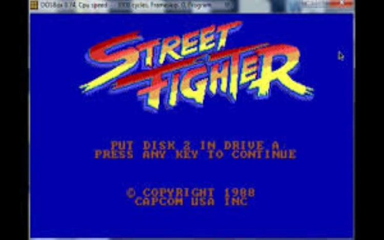 Gameplay screen of Street Fighter (4/4)