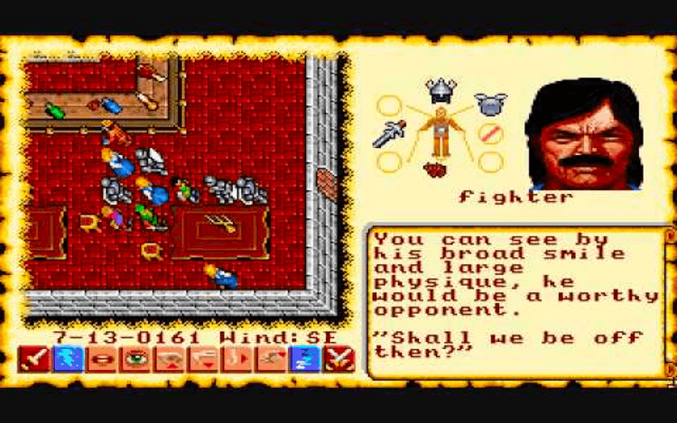 Gameplay screen of Ultima VI: The False Prophet (7/8)