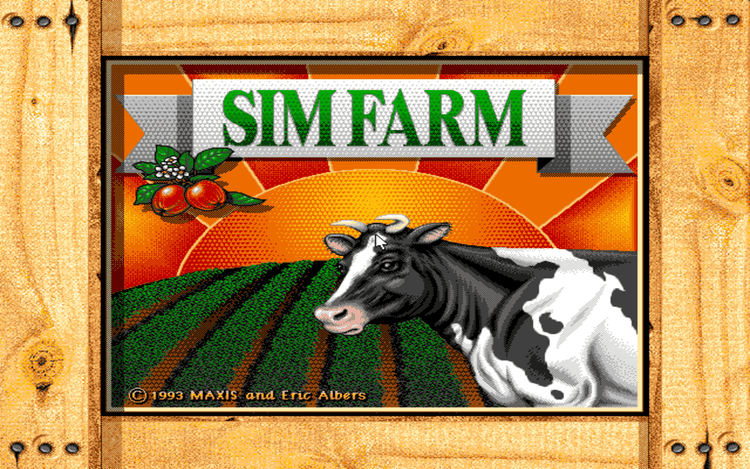 Gameplay screen of Sim Farm (1/8)