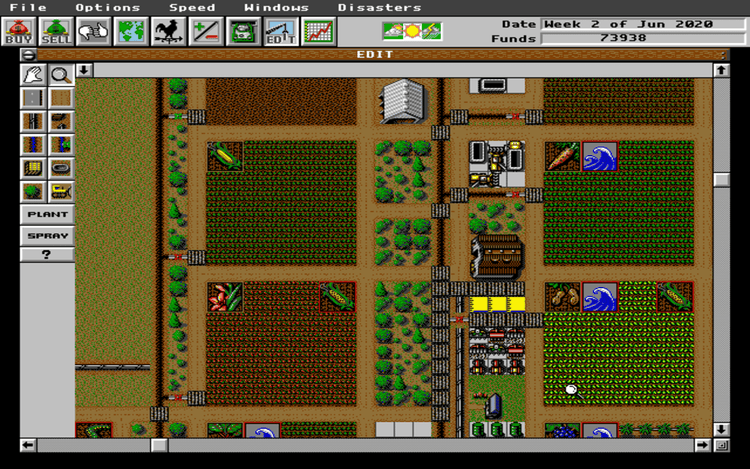 Gameplay screen of Sim Farm (3/8)