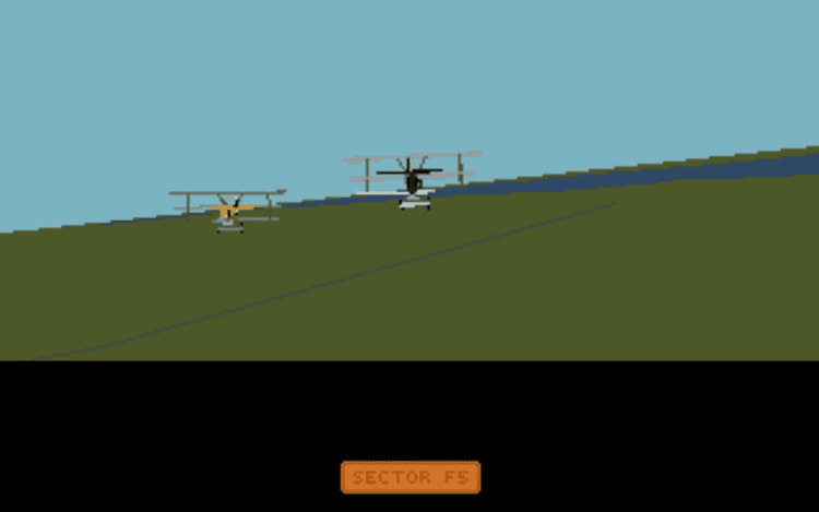 Gameplay screen of Red Baron (6/8)