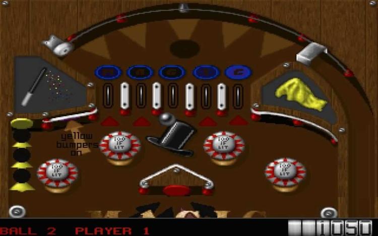 Gameplay screen of Epic Pinball (6/8)