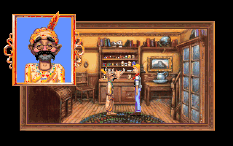 Gameplay screen of Freddy Pharkas: Frontier Pharmacist (8/8)